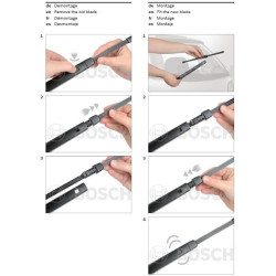 Stěrač zadní BOSCH AeroTwin 250mm - A251H