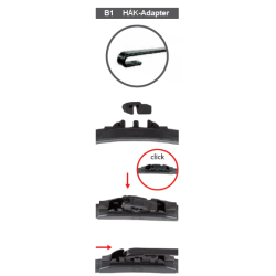 Stěrač pružný HEYNER ALL SEASONS 600mm