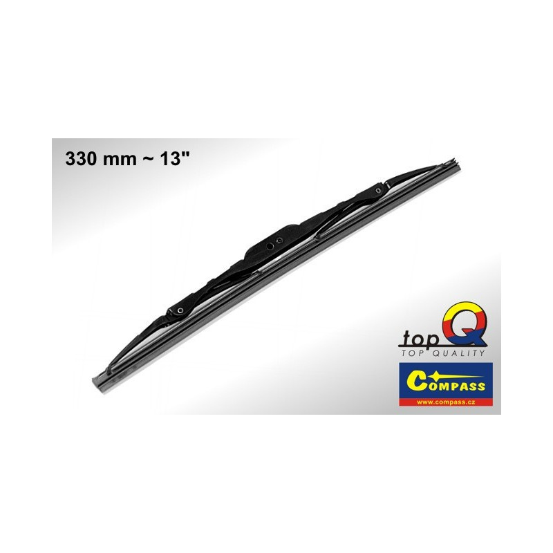 Stěrač kovový TOPQ GRAFIT 330mm COMPASS