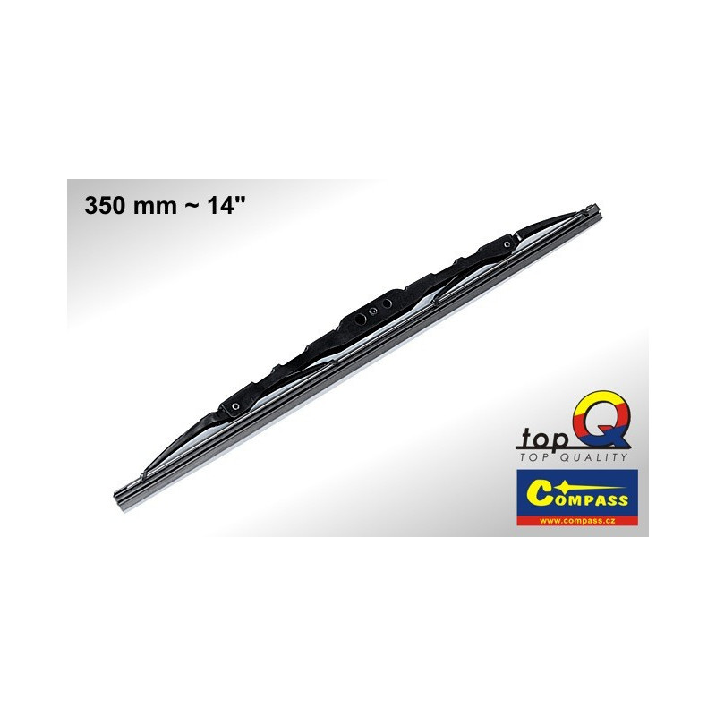 Stěrač kovový TOPQ GRAFIT 350mm COMPASS