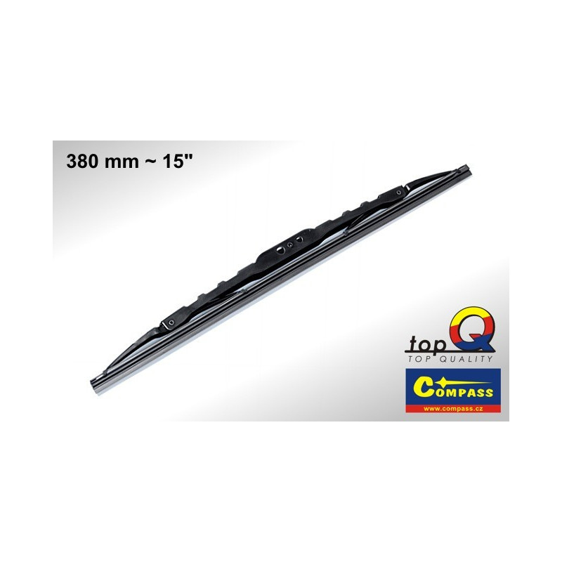 Stěrač kovový TOPQ GRAFIT 380mm COMPASS