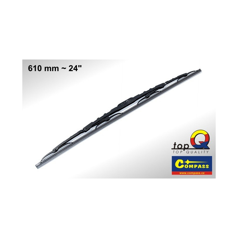 Stěrač kovový TOPQ GRAFIT 610mm COMPASS