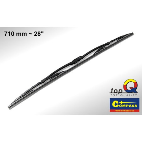 Stěrač kovový TOPQ GRAFIT 710mm COMPASS