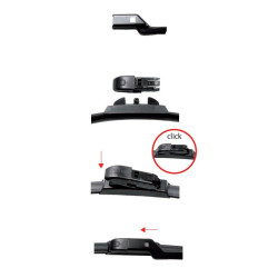 Sada přesných FLAT stěračů FIAT 500 HEYNER - www.sterace.eu