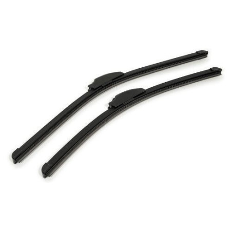 Stěrače FLAT SET 530+480mm GREEN OCTAVIA I / FABIA I - www.sterace.eu