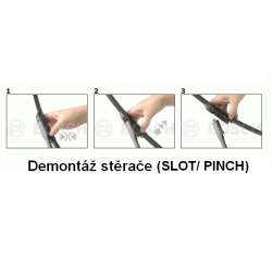 Sada stěračů Bosch Aerotwin A955S - www.sterace.eu