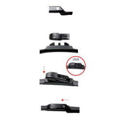 Sada přesných flat stěračů AUDI - www.sterace.eu