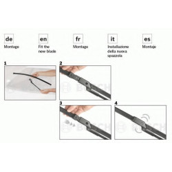 Sada stěračů Bosch Aerotwin A297S - www.sterace.eu