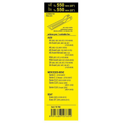 Sada přesných flat stěračů 55+55cm JOINT AUDI / MERCEDES Compass