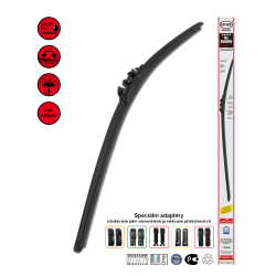 Sada přesných flat stěračů 65+33cm BOLT HEYNER ALL SEASONS