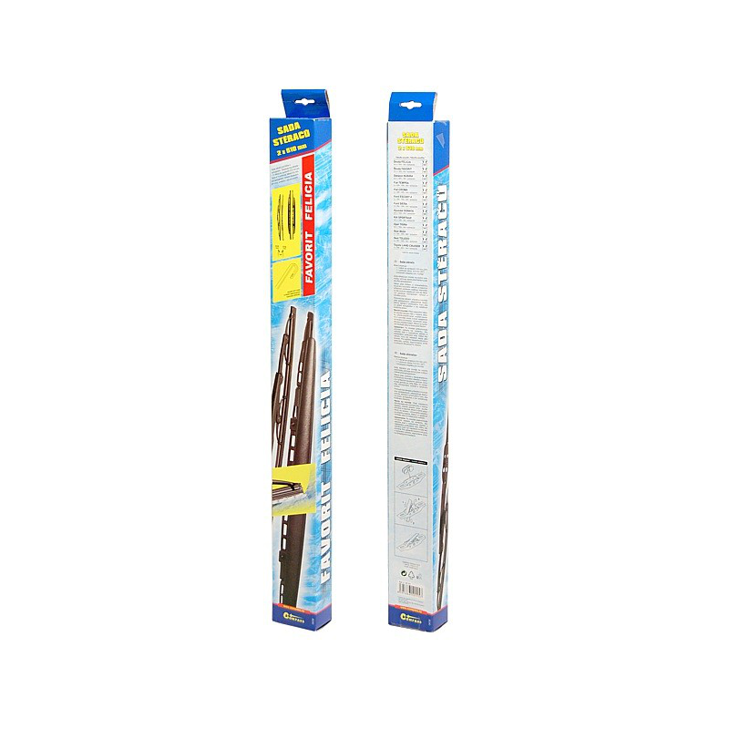Sada přesných stěračů (510+510 mm) Škoda Felicia - www.sterace.eu