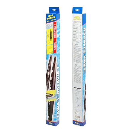 Sada přesných stěračů 530 + 480 mm ŠKODA VW FORD SEAT - www.sterace.eu