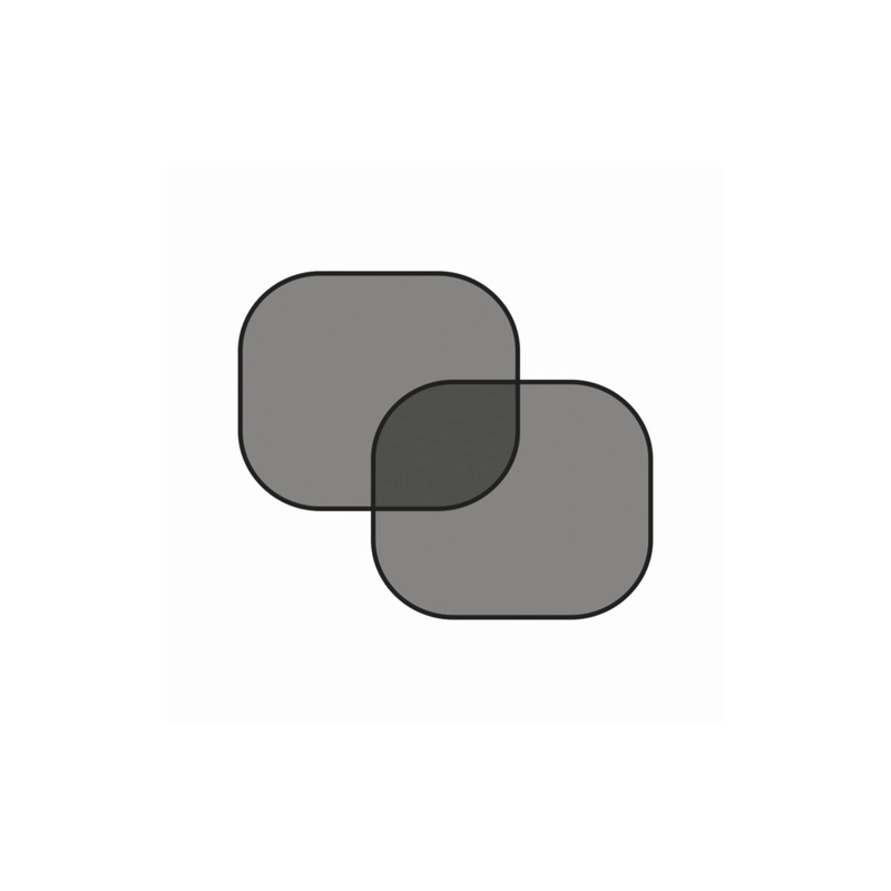 Clona sluneční boční černá 2 přísavky