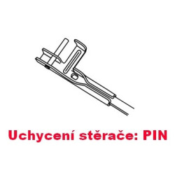 Rameno stěrače OCTAVIA II - přední P