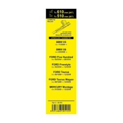 Sada přesných FLAT stěračů FORD - www.sterace.eu