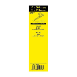 Sada přesných FLAT stěračů PIN VOLVO