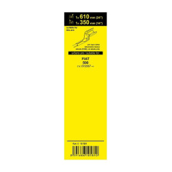 Sada přesných FLAT stěračů FIAT 500