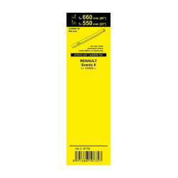 Sada přesných FLAT stěračů RENAULT SCENIC