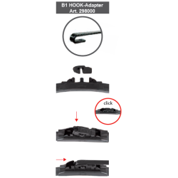 Sada flat stěračů HEYNER BMW / OPEL / VOLVO